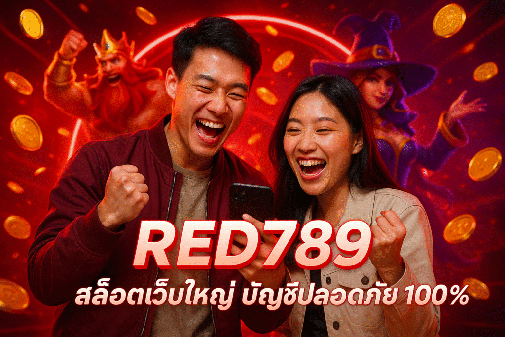 RED789 สล็อตเว็บใหญ่ บัญชีปลอดภัย 100%