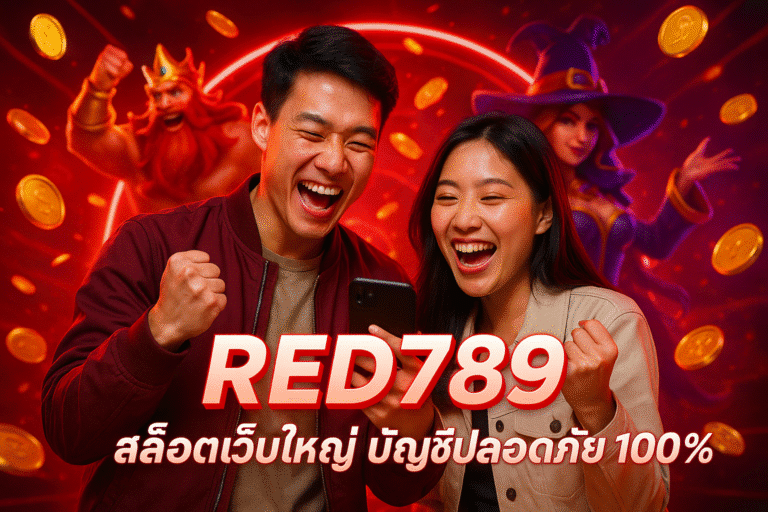 RED789 สล็อตเว็บใหญ่ บัญชีปลอดภัย 100%