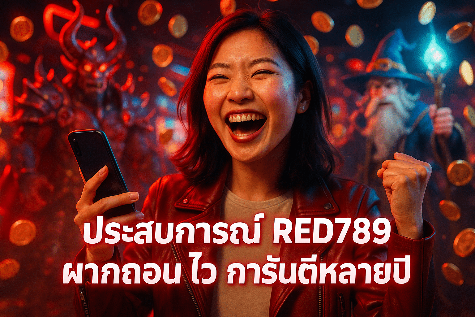 ประสบการณ์ RED789 ฝากถอนไว การันตีหลายปี