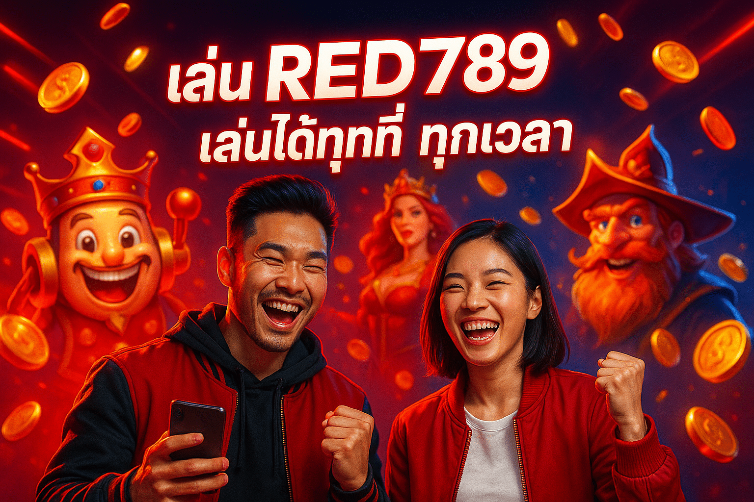 เล่น RED789 บนมือถือ เล่นได้ทุกที่ ทุกเวลา