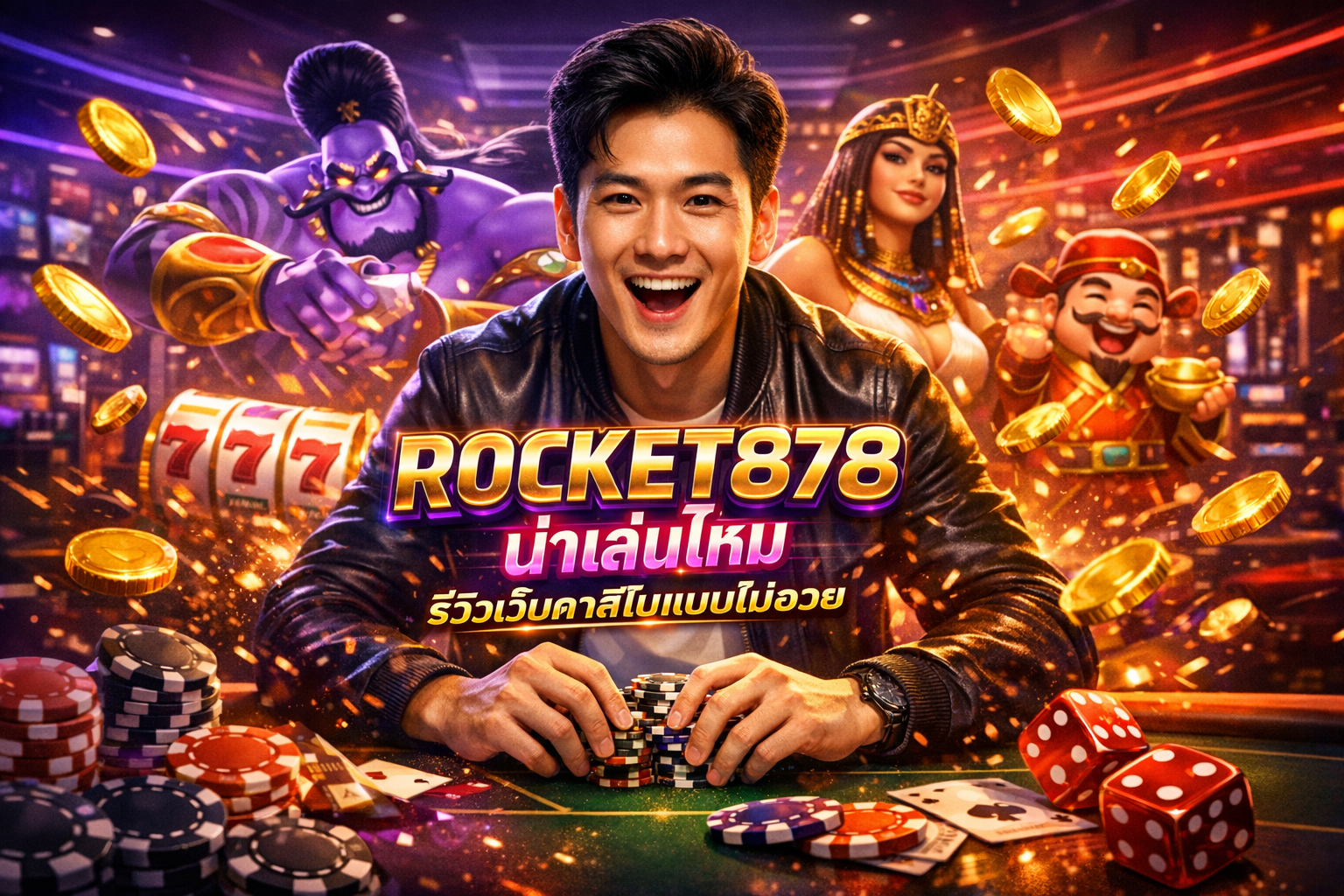 ROCKET878 น่าเล่นไหม รีวิวเว็บคาสิโนแบบไม่อวย