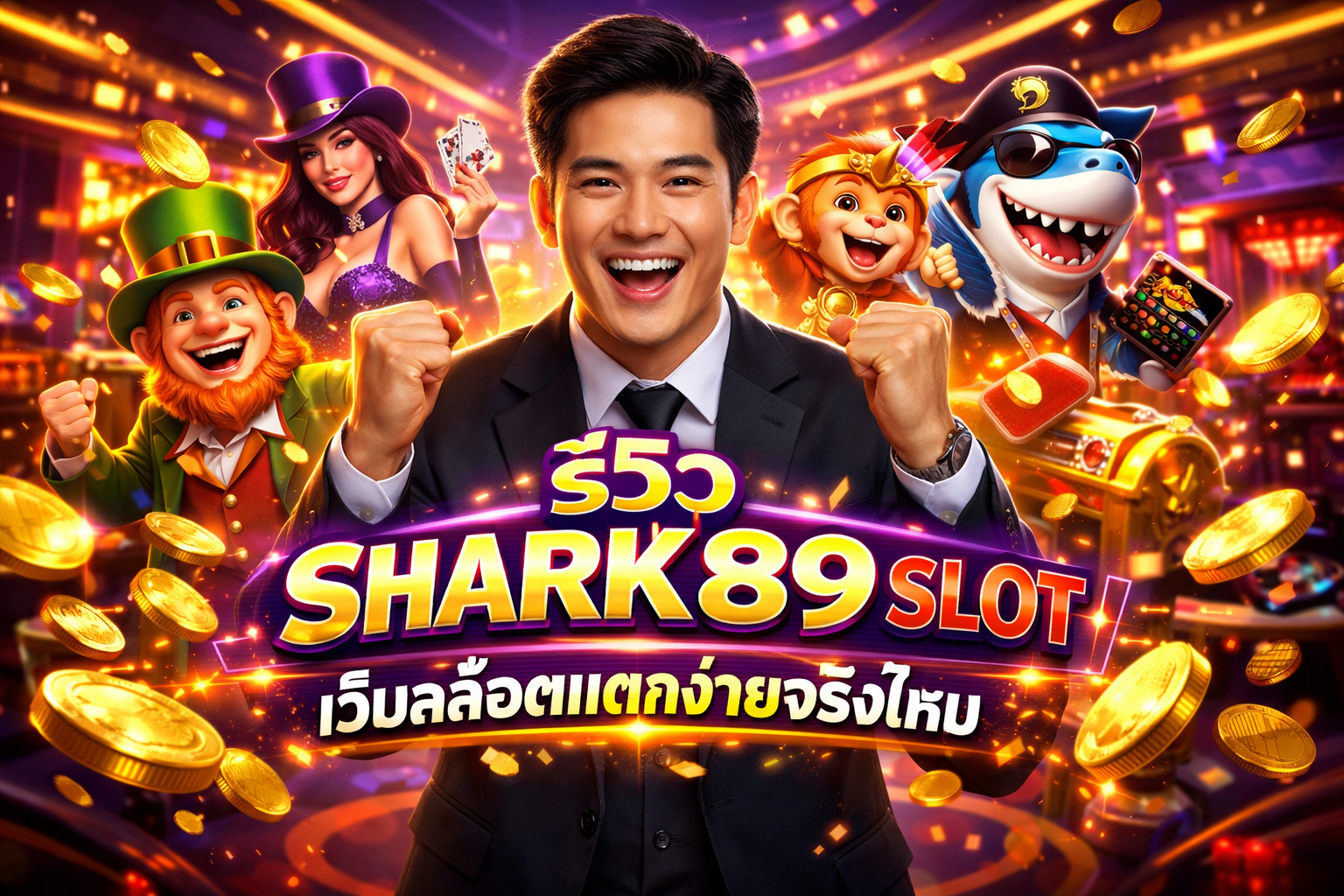รีวิว SHARK89 SLOT เว็บสล็อตแตกง่ายจริงไหม